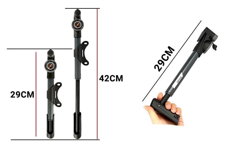 Bơm xe đạp GIYO GP - 991 mini