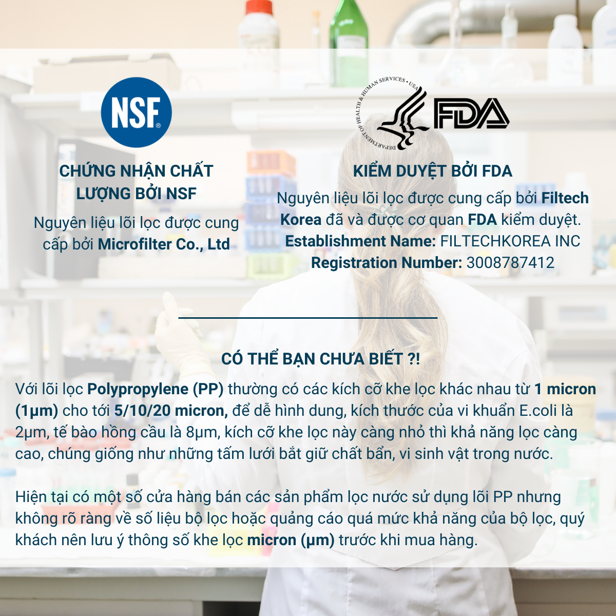 Bộ lọc nước gắn vòi hoa sen ISCF