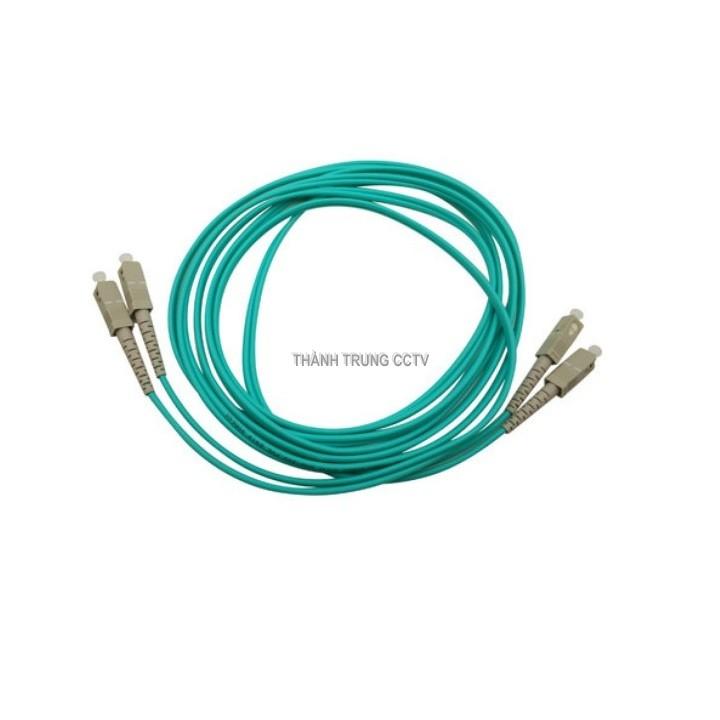 Dây nhảy quang multi mode OM3 SC duplex  3 mét