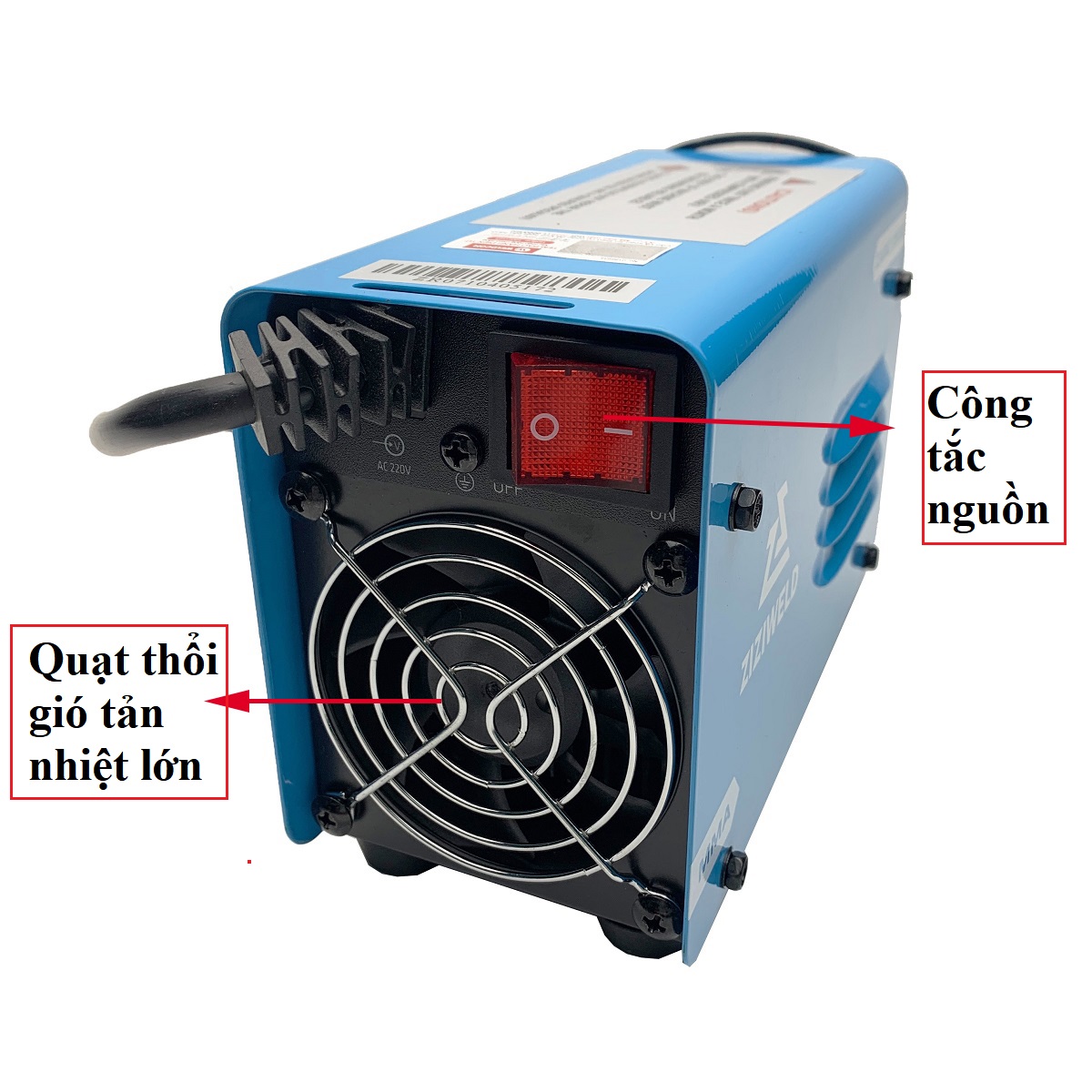 May han mini, Máy hàn que ZARC 2500