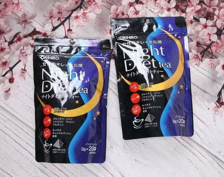 Trà Giảm Cân Night Diet Orihiro Nhật Bản