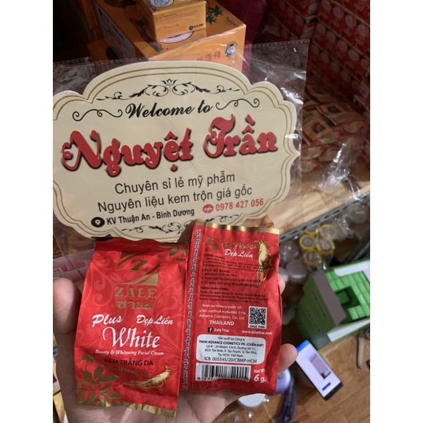 lẻ kem zzale đỏ nhân sâm thái lan