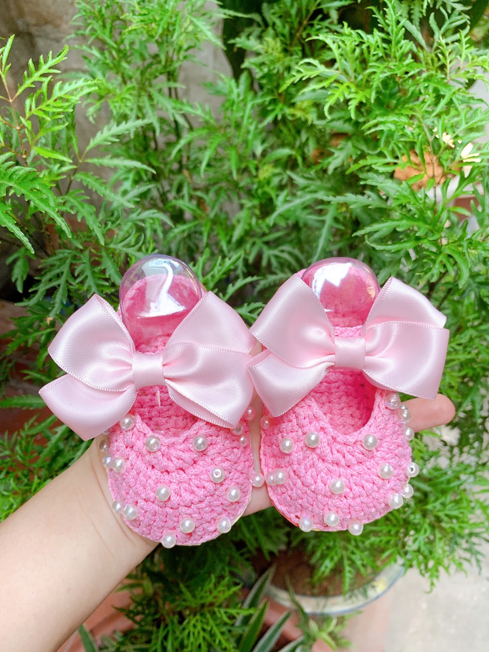 Giày đan sợi thủ công cho bé