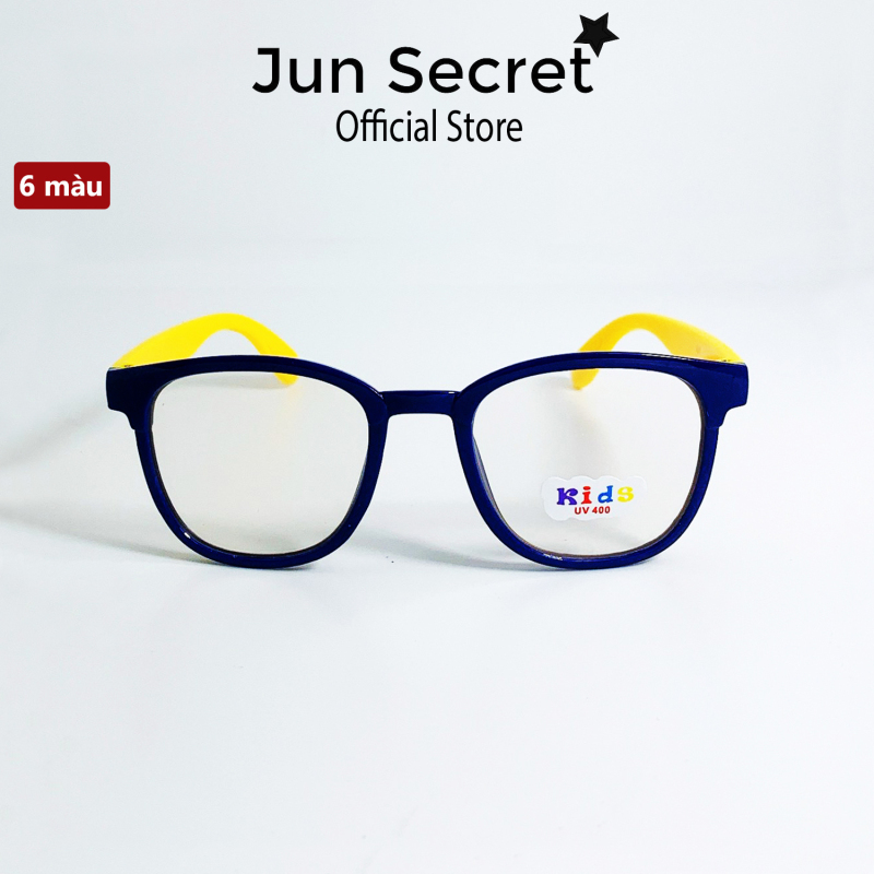 Giá bán Kính mát trẻ em Jun Secret kiểu giả cận dễ thương dành cho bé trai và bé gái từ 1 tới 5 tuổi JS58A07