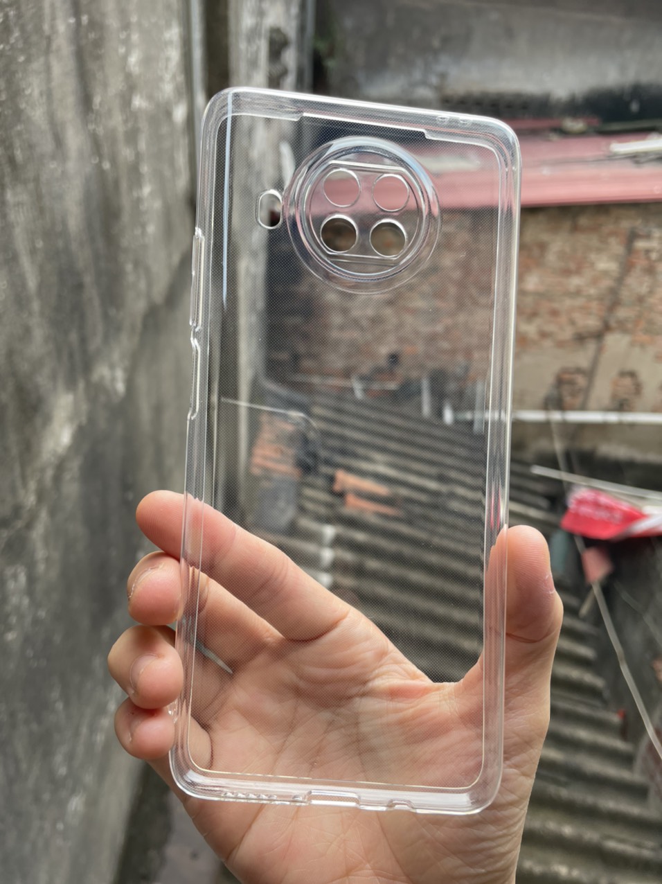Ốp lưng silicon cho Xiaomi Redmi Note 9 Pro 5G trong suốt