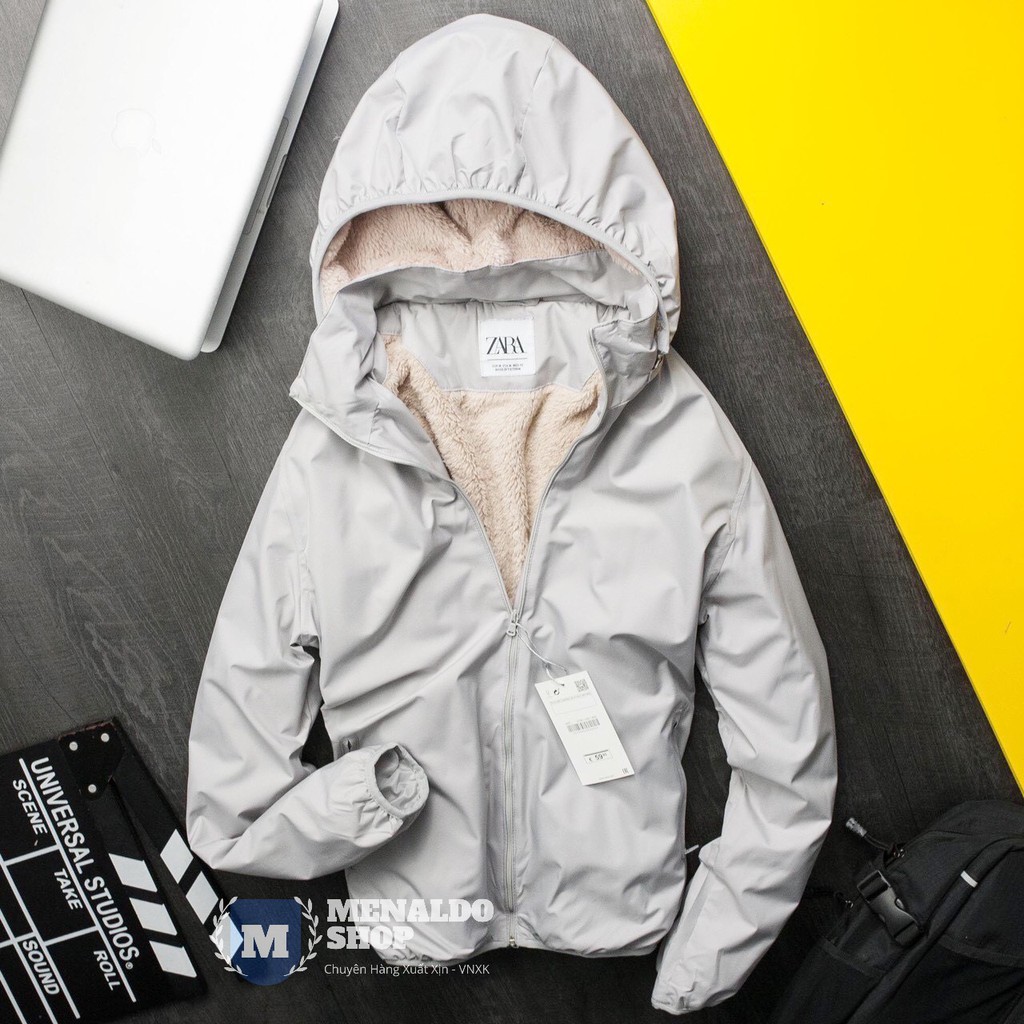 Áo gió lót lông cừu zara hàng xuất dư xịn - vải format vnxk