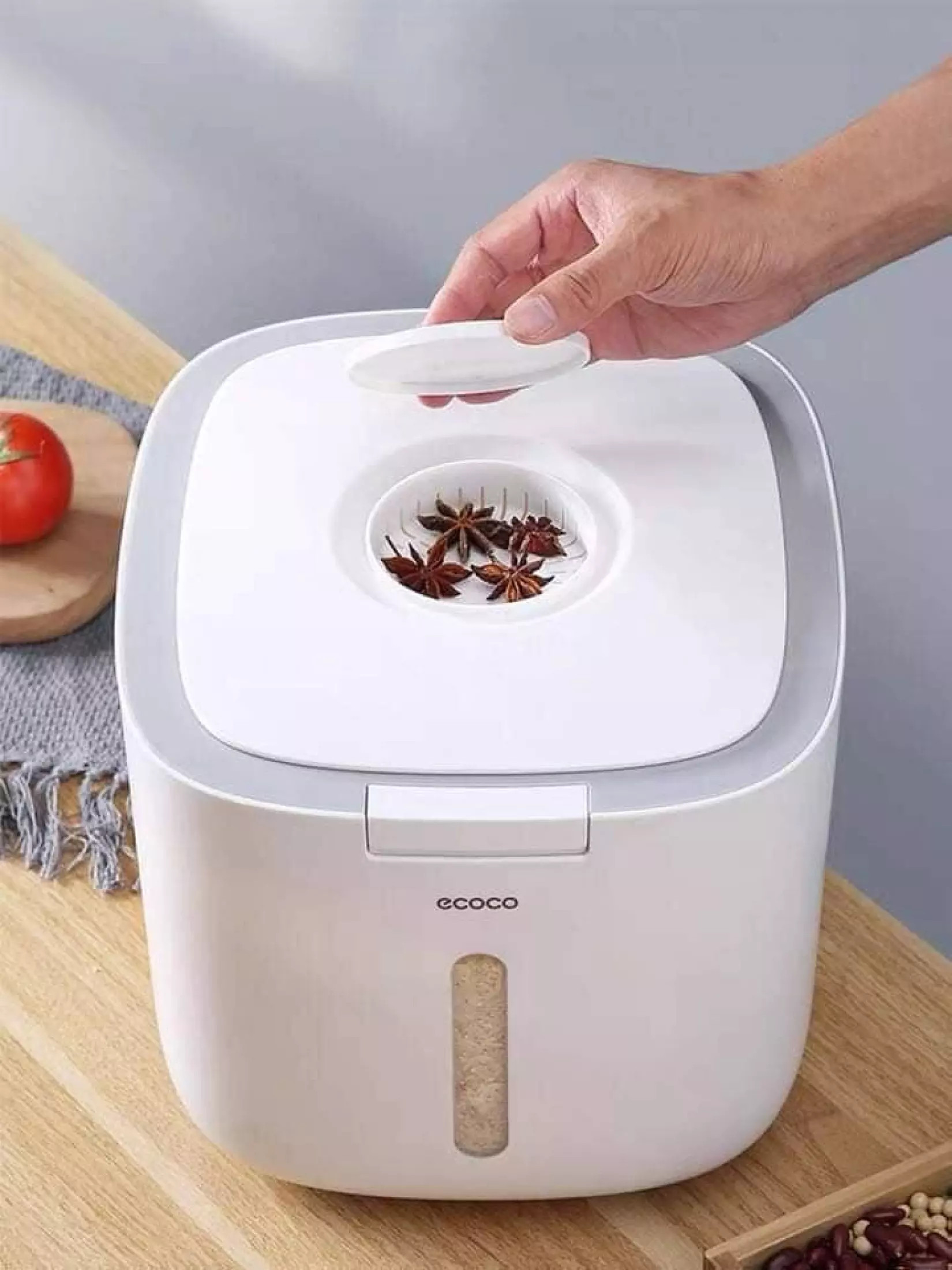 Thùng Đựng Gạo 10kg Ecoco Cao Cấp