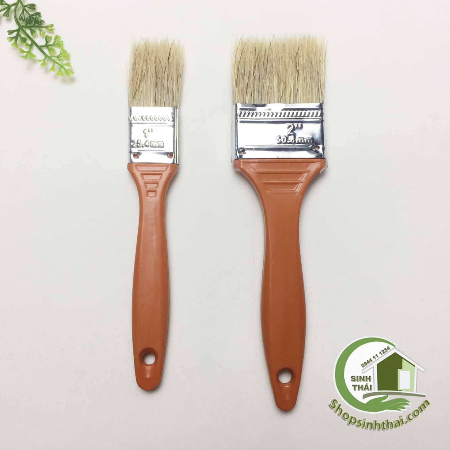 [HCM]Cây cọ quét sơn - chổi quét sơn lông vàng - chọn cọ