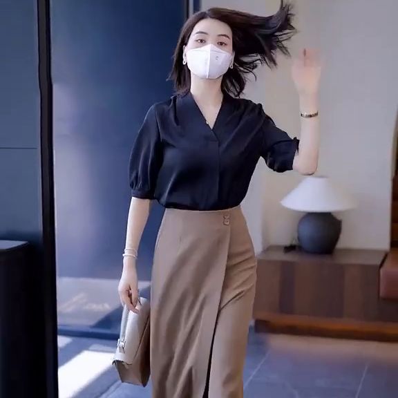 Áo sơ mi lụa tay lỡ siêu xinh | A29