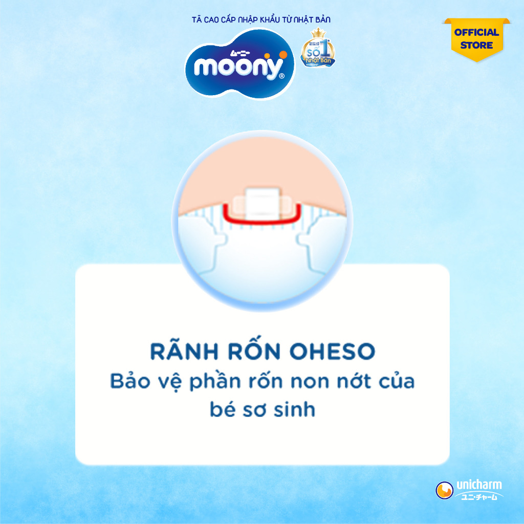 [MẪU MỚI] Bỉm quần/ Tã quần Moony L44 bé trai (L44 boy Moony)