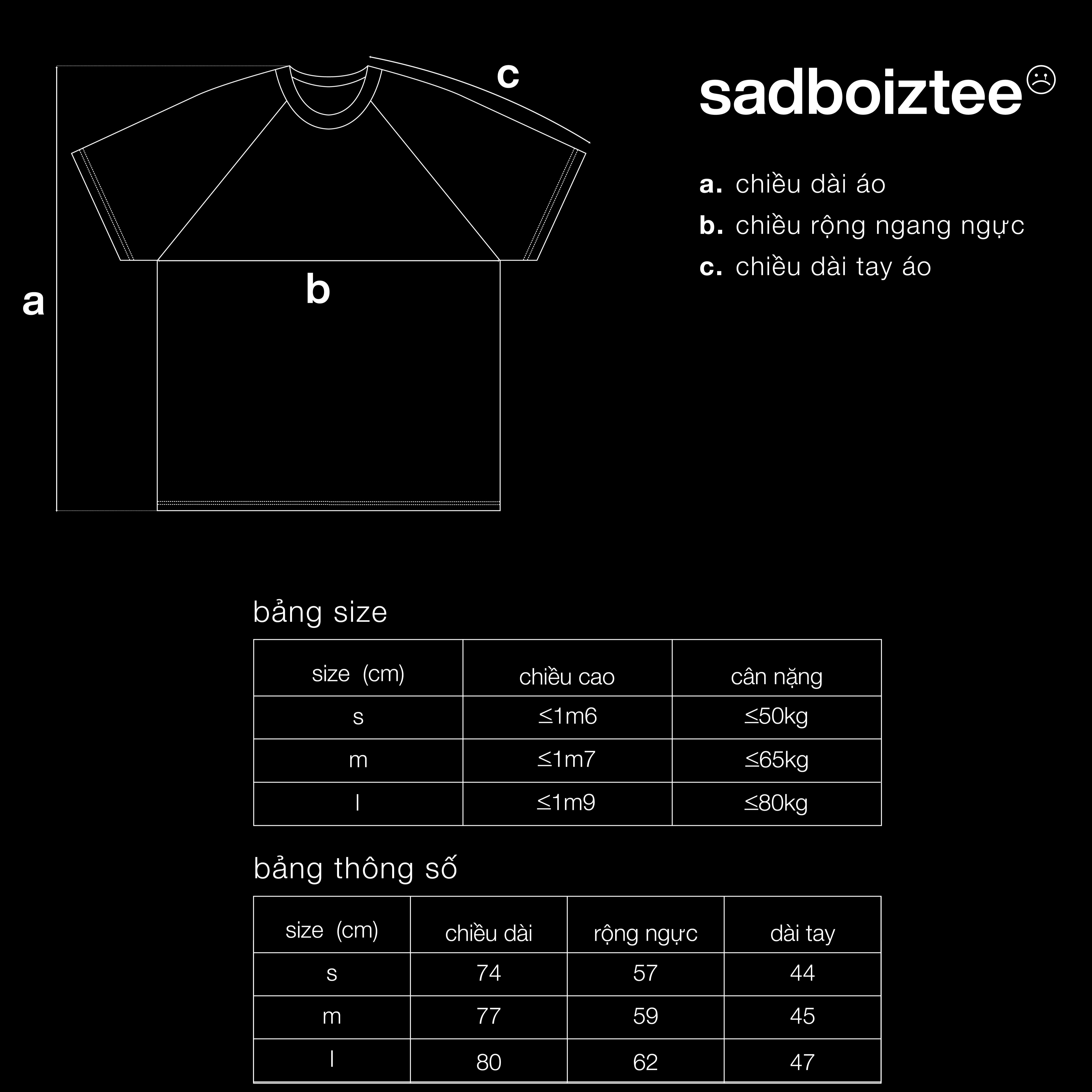 Áo thun SADBOIZ SADTAGRAM Black & White