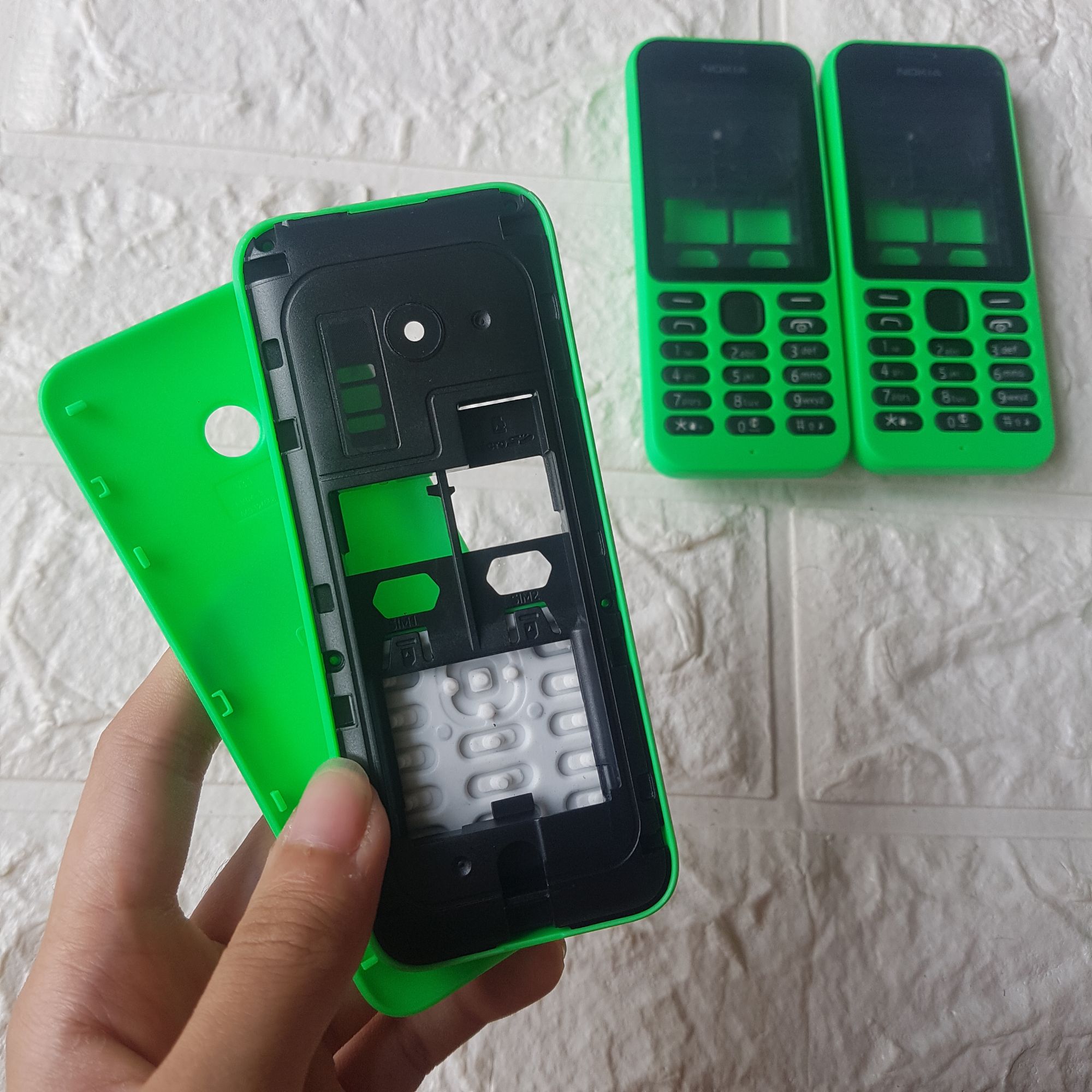 Bộ Vỏ + Sườn + Phím Nokia 215 Zin Hàng Cao Cấp