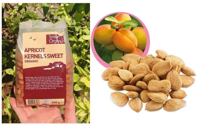 Nhân hạt mơ ngọt hữu cơ Smart Organic 200gr