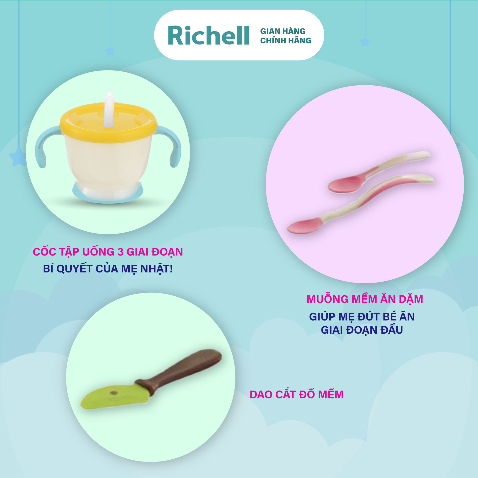 Bộ ăn dặm toàn diện RICHELL | Baby