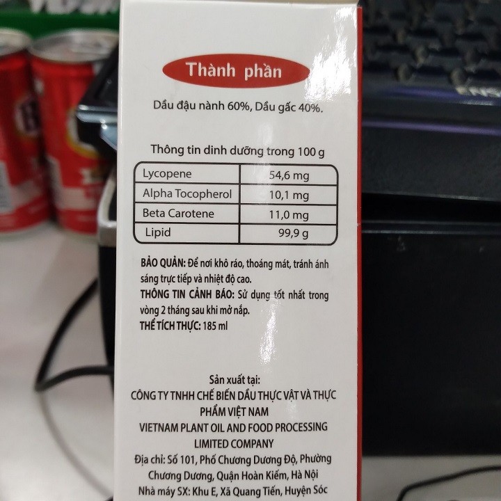 DẦU GẤC G8 185ML - CBA-DG-01