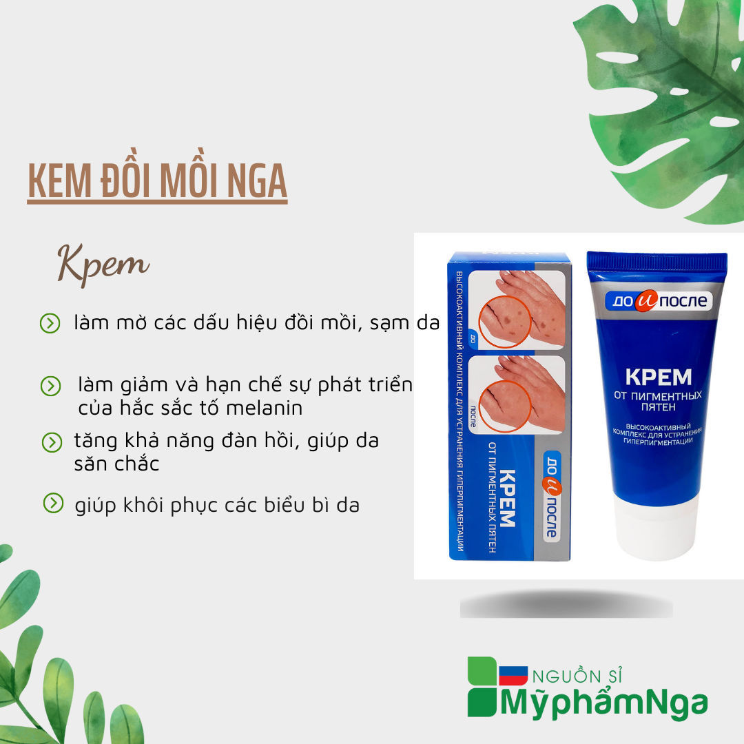 Kem t-r-ị đồi mồi Nga - Kem đồi mồi
