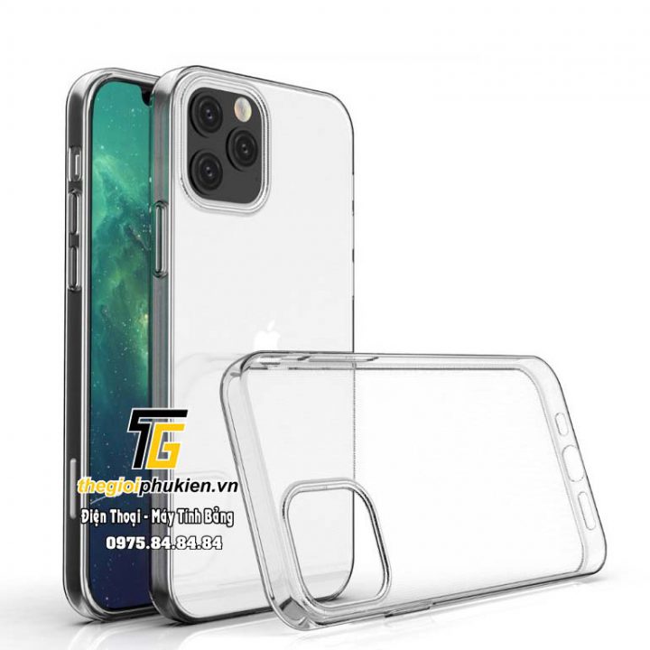 Ốp lưng iPhone 13 Pro, 13 Pro Max silicon dẻo trong suốt