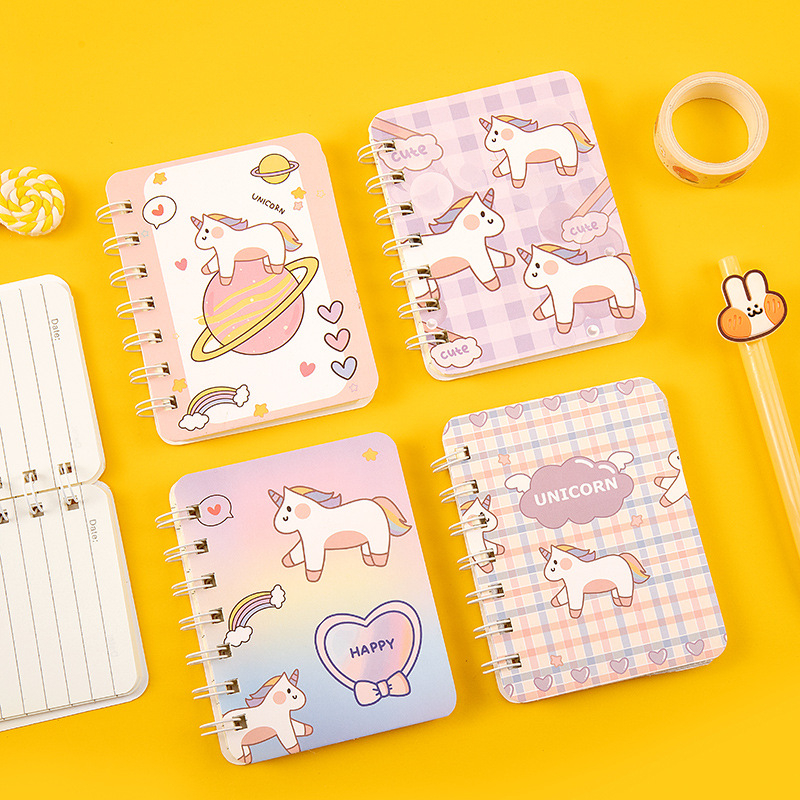 Số tay mini note book dễ thương size A7, 160 trang tiện dụng