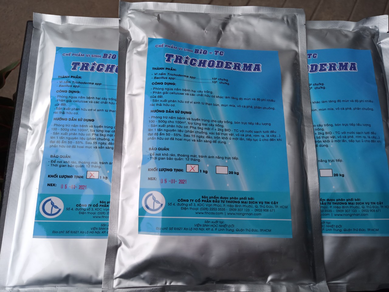[FreeshipMAX] CHẾ PHẨM VI SINH TRICHODERMA (BIO-TC) GÓI 1KG_tincay