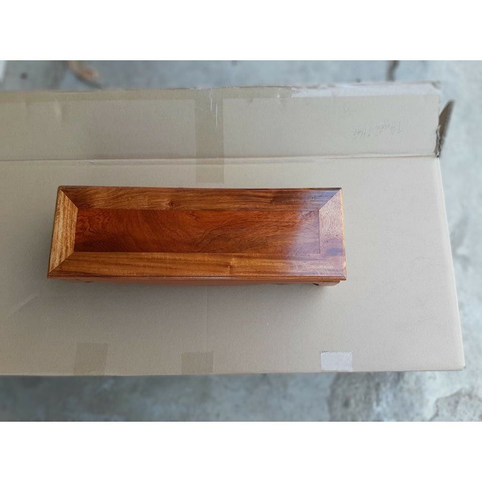 Đế Kê Khung Ảnh Thờ gỗ Hương cao cấp ngang 40cmx cao 10cm