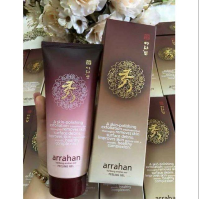 tẩy tế bào chết nhân sâm arahan