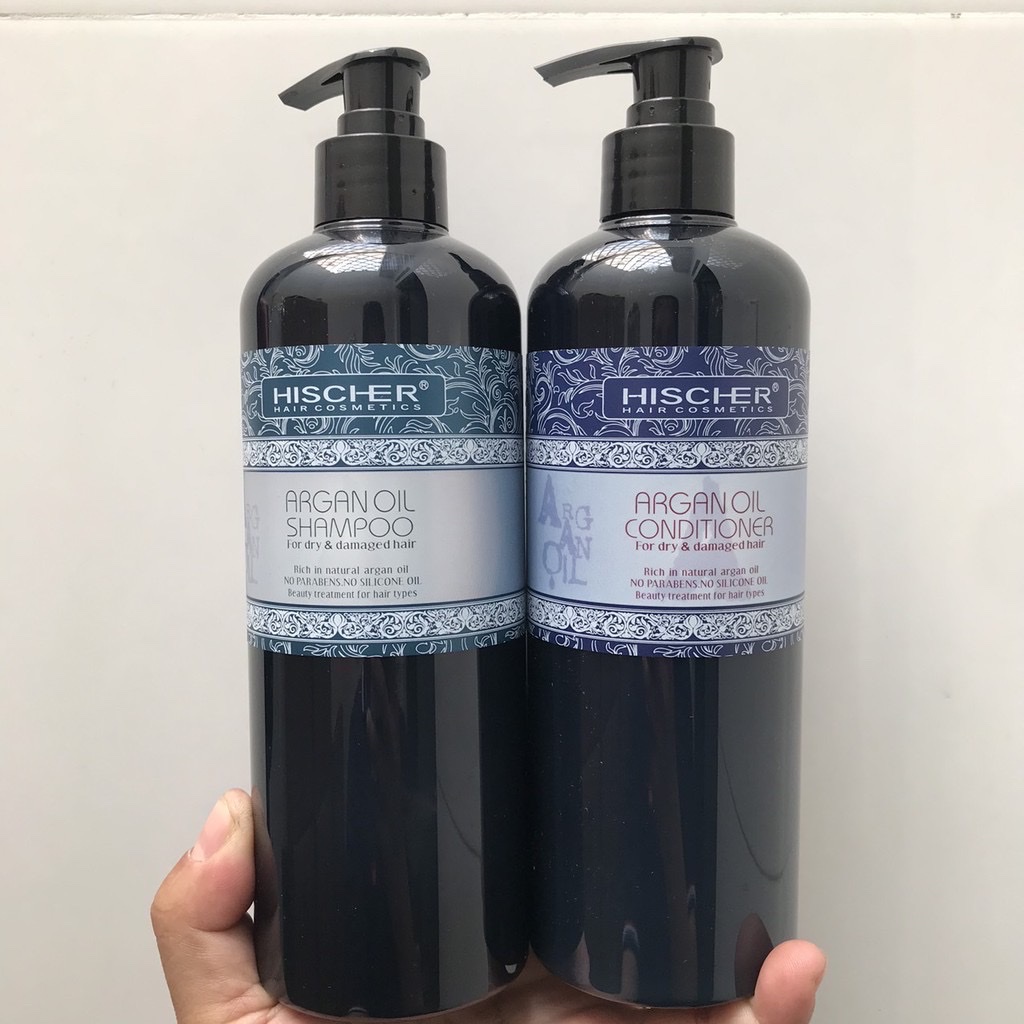 [HCM]Dầu xả siêu mềm mượt tóc Hischer Argan Oil 500ml