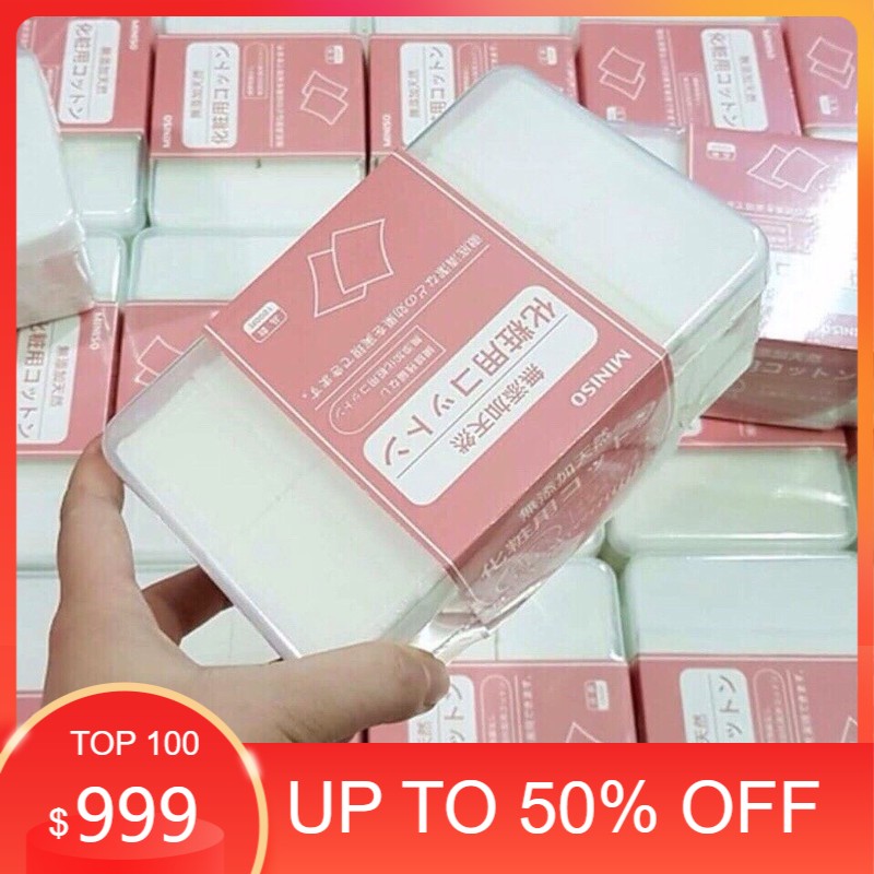 BÔNG TẨY TRANG MINISO NHẬT BẢN 475 - 1000 MIẾNG