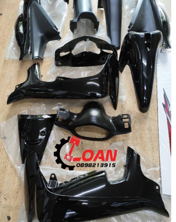 DÀN ÁO SUZUKI SMASH 110 MÀU ĐEN HÀNG ZIN