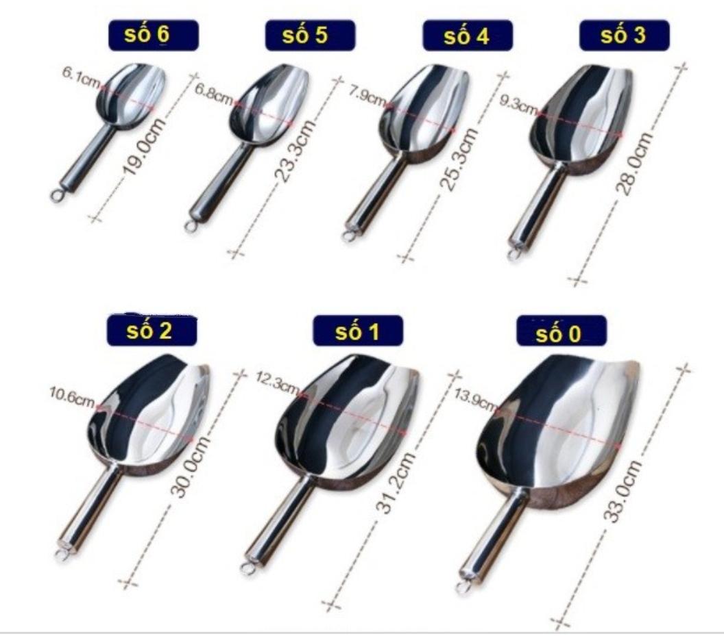 [Hcm]Convenient 304 Stainless Steel Shovel for Scooping Ice and Soil, Made of Thick Material, Size Number 1