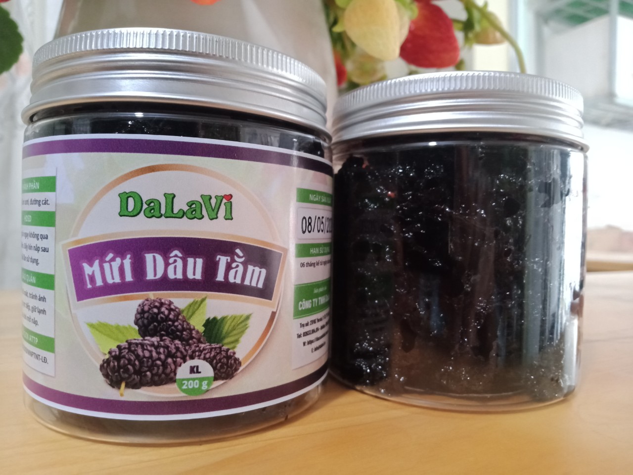 Dâu tằm Đà Lạt sấy dẻo Dalavi 150gr