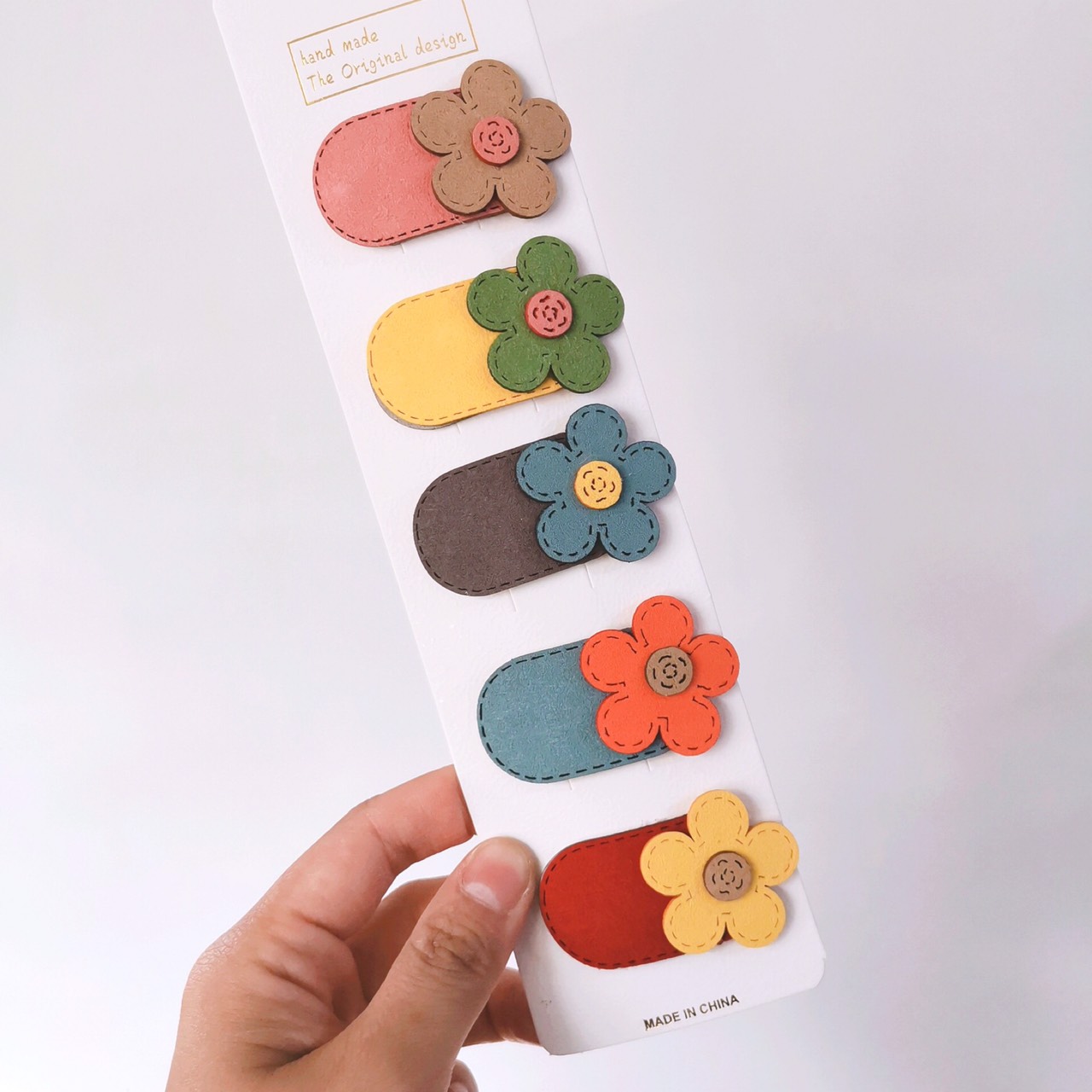 Sét 5 kẹp tóc dễ thương, cute hạt me