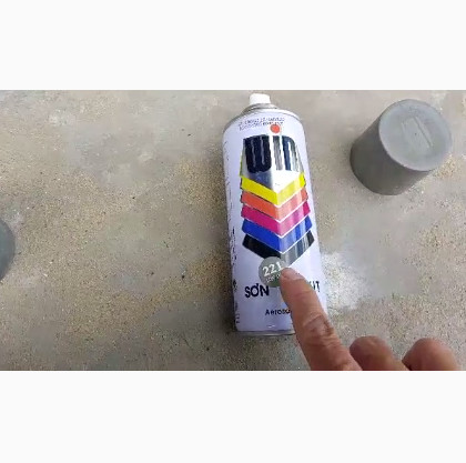 sơn xịt màu xám