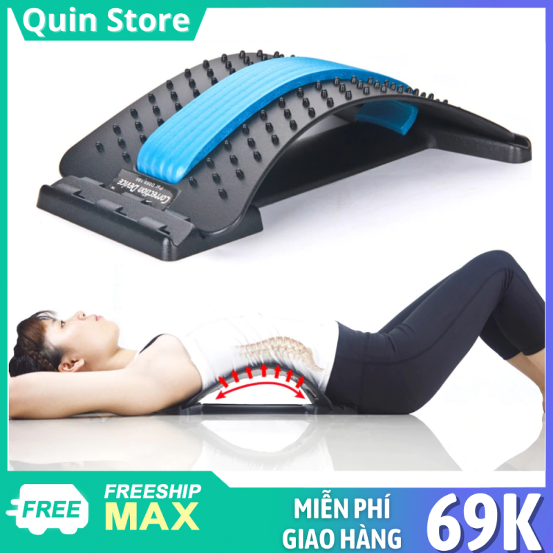 Dụng Cụ Massage Hỗ Trợ Tập Lưng Và Cột Sống- Khung Nắn Chỉnh Cột Sống Giảm Đau Lưng, Giảm Thoái Hóa Đốt Sống, Điều Trị Thoát Vị Đĩa Đệm