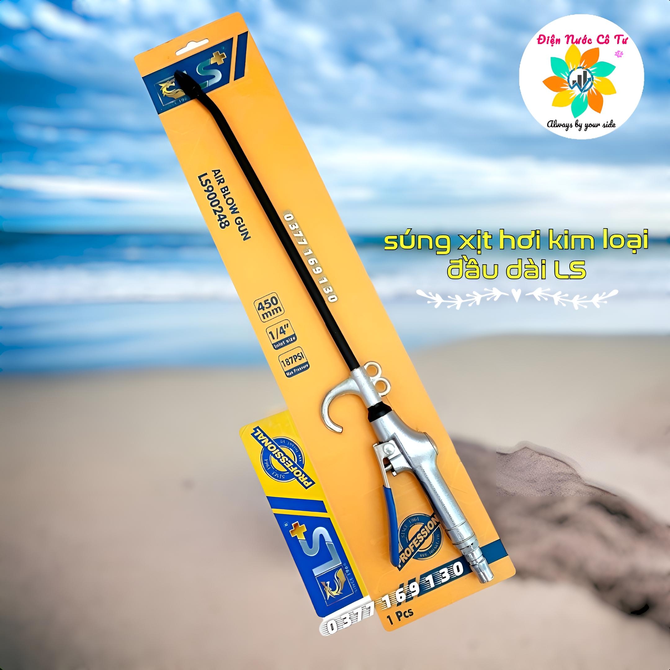 Súng xịt hơi kim loại đầu dài 450mm cao cấp LS