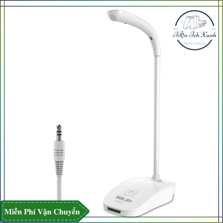 Microphone Máy Tính️FREESHIP️Micro Thu Âm Để Bàn Cho Máy Tính, Laptop M13