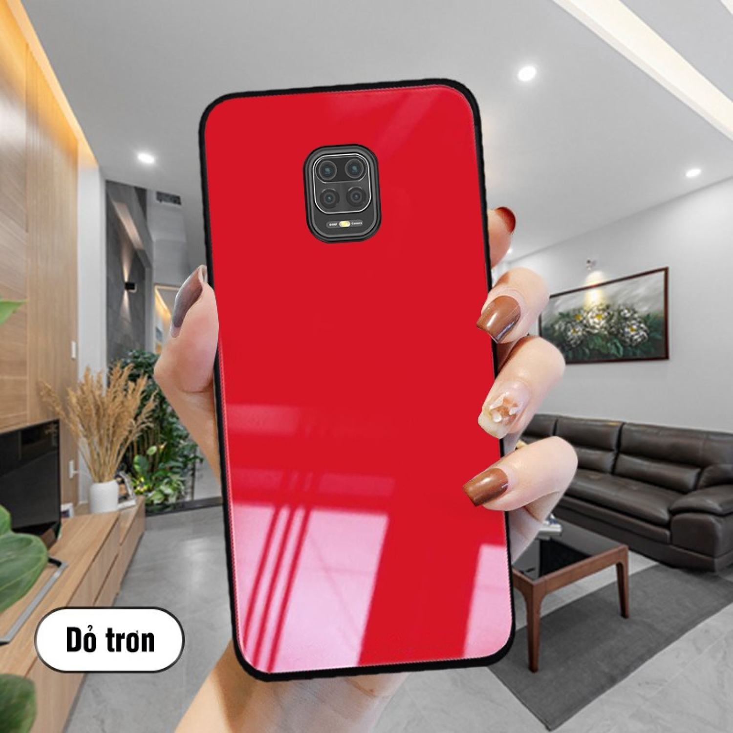 Ốp Lưng Xiaomi Redmi Note 9, Note 9s, Note 9 pro Mặt kính gương sáng bóng cao cấp