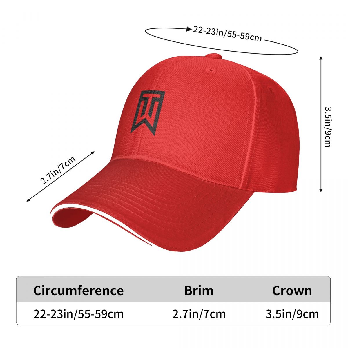 Tiger Woods Baseball Cap Outdoor Running Caps Adjustable Snapback Casual Hat