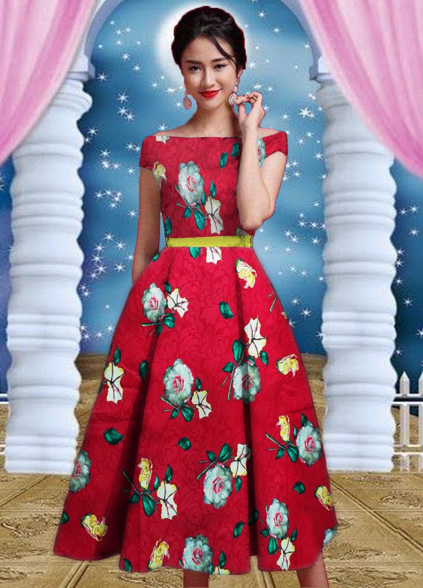 1,5 MET  VẢI GẤM DÀY   – MAY ÁO ĐẦM, ÁO DÀI CÁCH TÂN, ÁO KHOÁC…