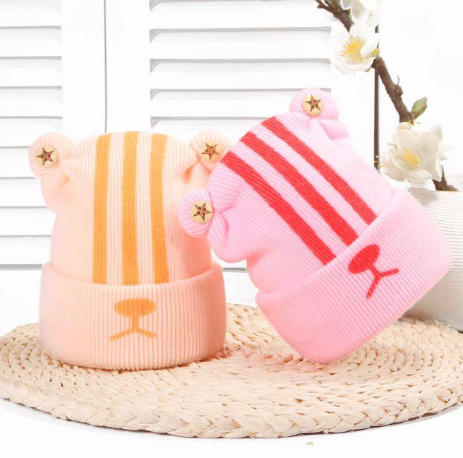 Mũ len họa tiết dễ thương cho bé M15