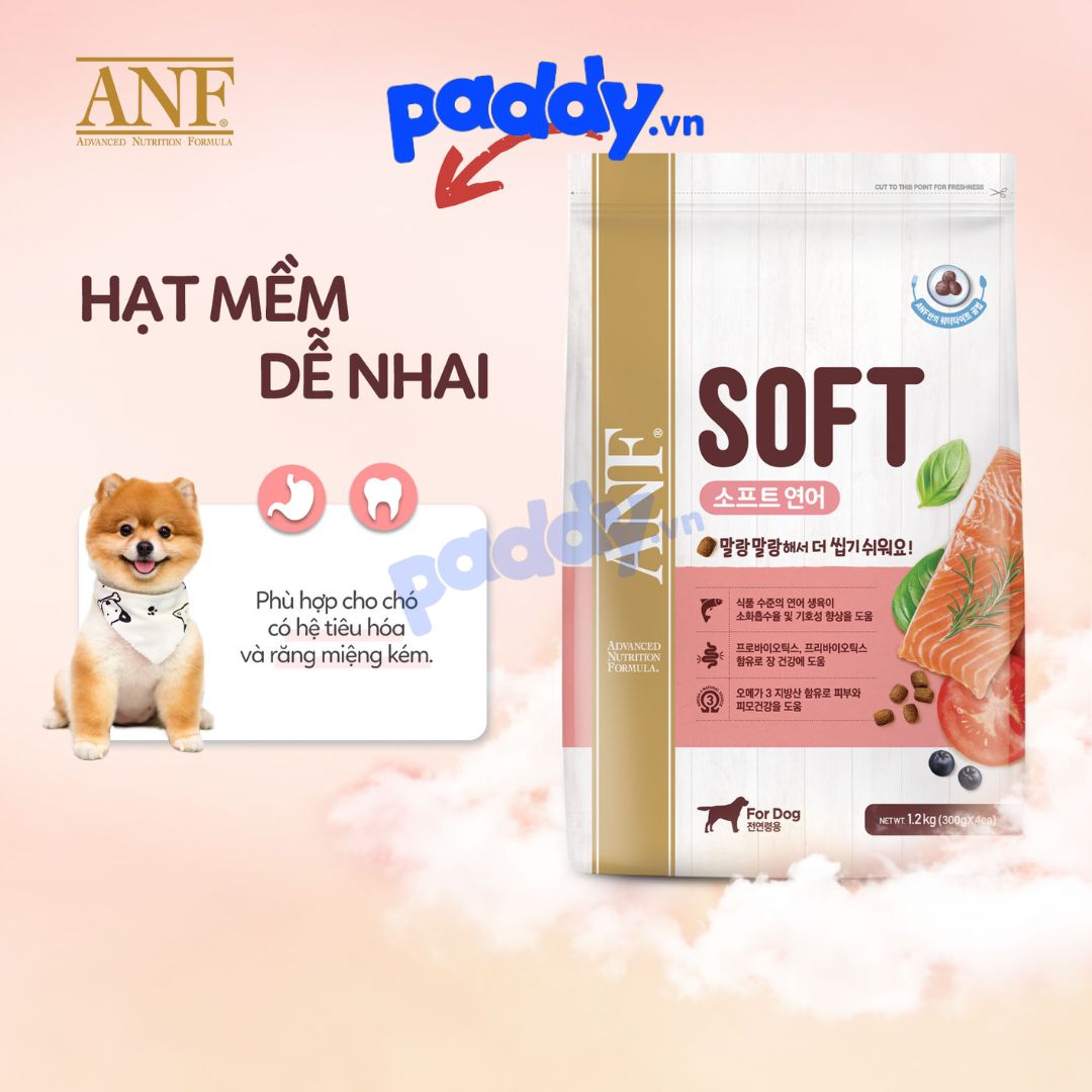 Thức Ăn Hạt Mềm Chó ANF Soft (Hàn Quốc)