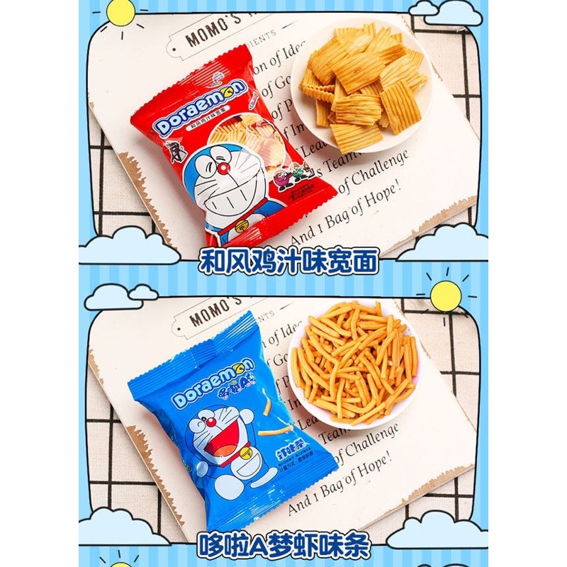 Bánh snack bimbim Doraemon khổng lồ (36 gói nhỏ/1 bịch lớn) - Ăn vặt Dannee