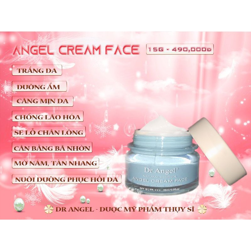 KEM DƯỠNG DA ANGEL CREAM FACE 15G