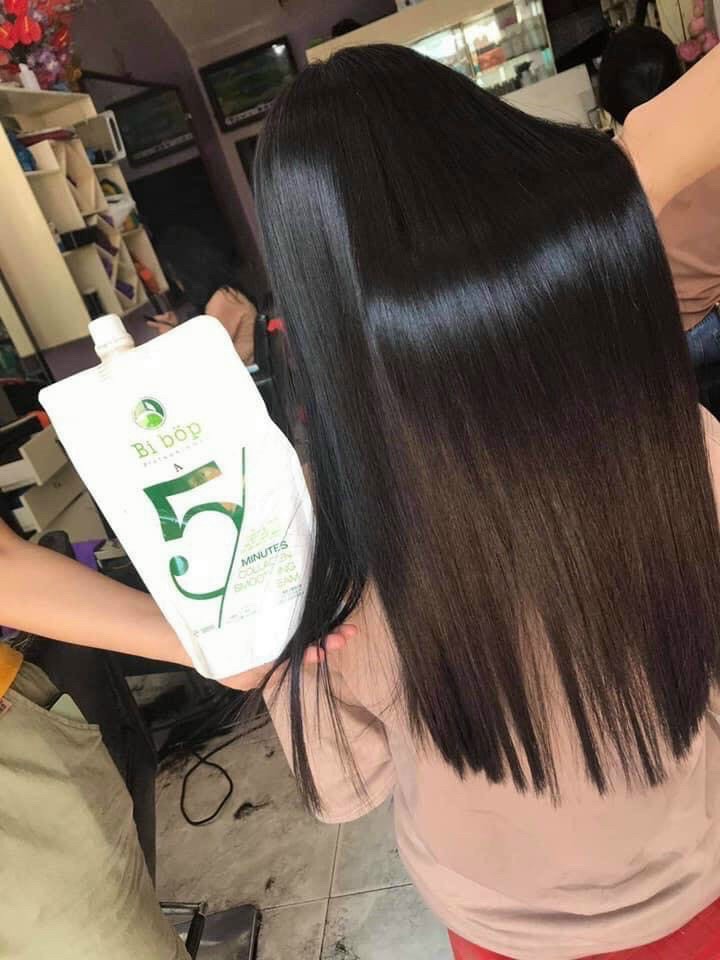 Thuốc duỗi ép tóc BI BOP Collagen Túi 1000ml