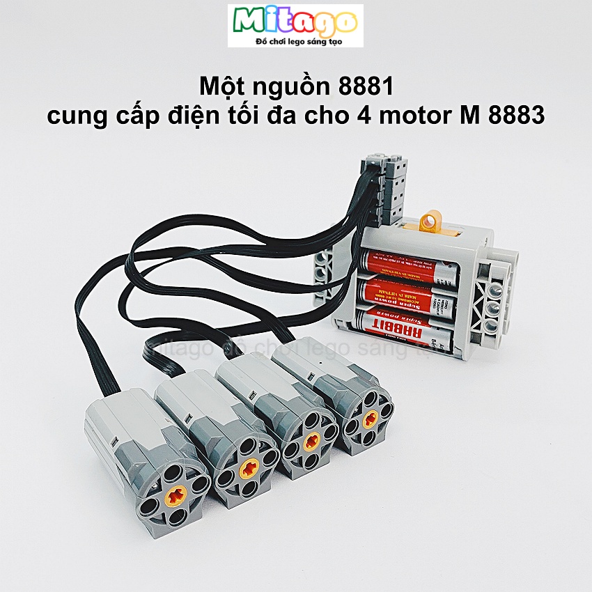 Mô hình lắp ráp Động cơ technic motor M tương thích 9686 bảo hành 1 đổi 1