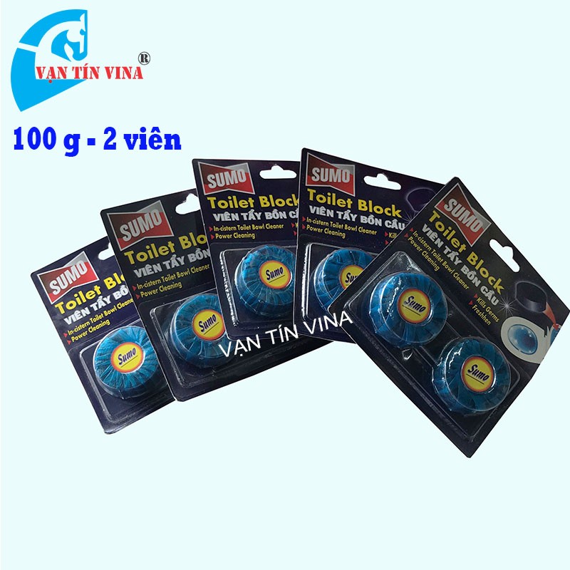[HCM]Viên tẩy bồn cầu SUMO 100g - 2 viên