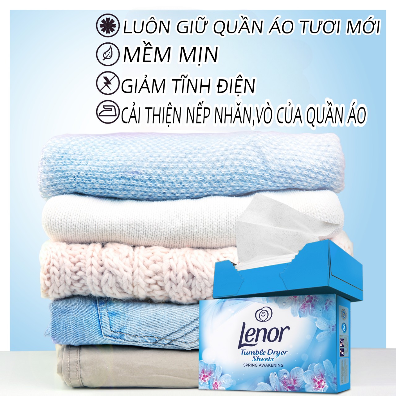 GIẤY THƠM để tủ quần áo LENOR