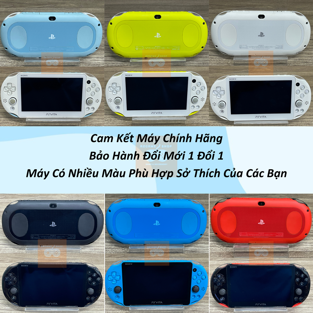 Máy Chơi Game PS Vita 2000 (Kho GameFree 5000+ PSP/PS1/GBA/NES/SNES/GAME THÙNG...) Đầy Đủ Phụ Kiện