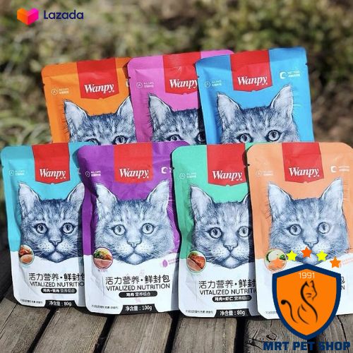 ( KHUYẾN MÃI ) Pate Wanpy cho mèo 80gram
