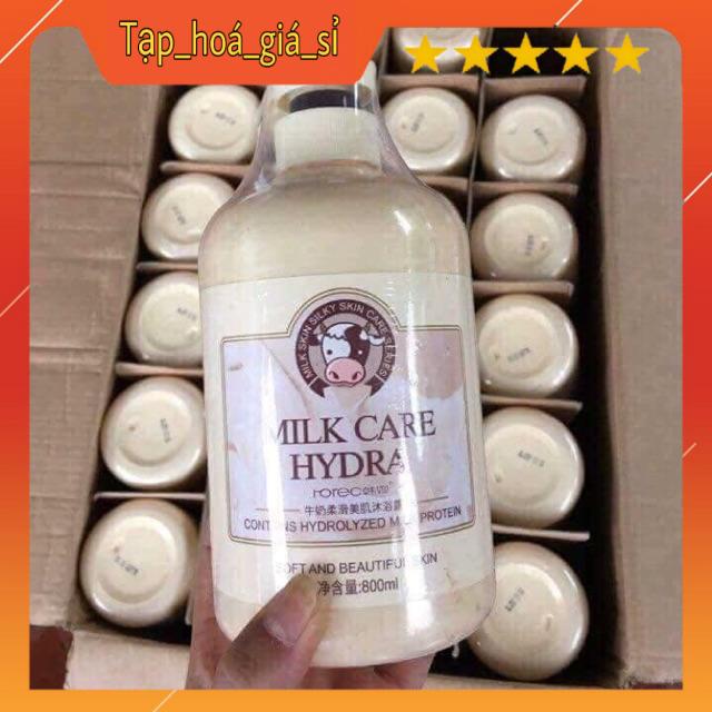 Sữa tắm con bò Milk Care Hydra 800ml