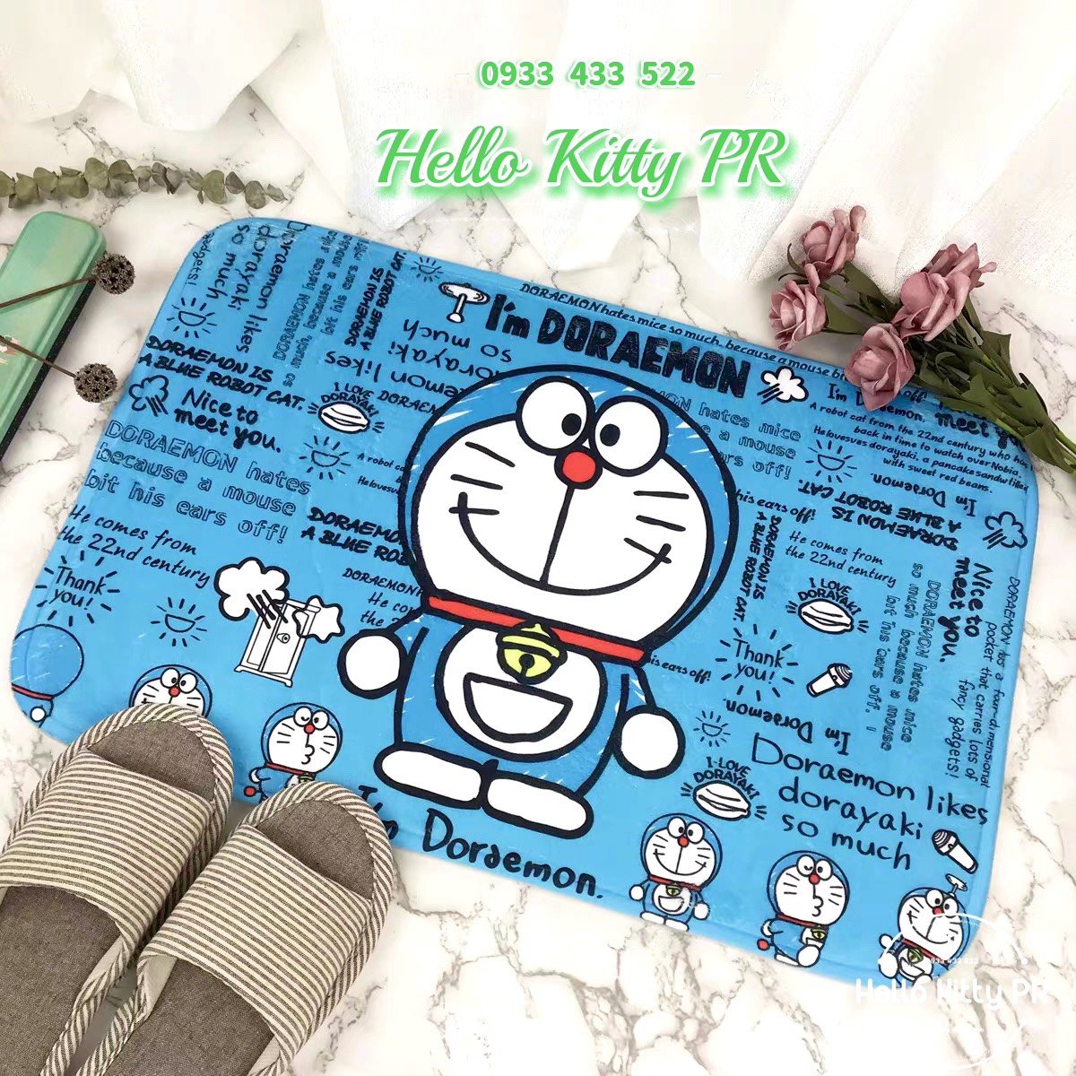 Thảm Doremon Doraemon size 40*60cm